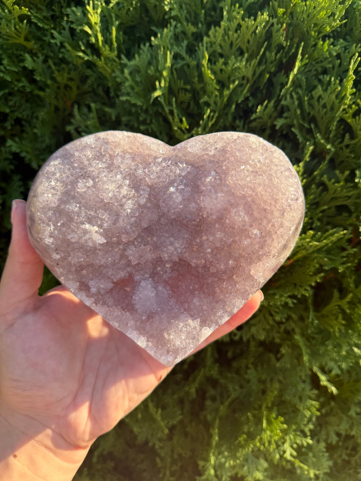 Large Amethyst Heart