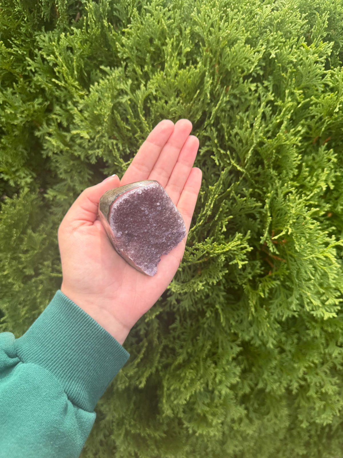 Rainbow Amethyst Cut Base