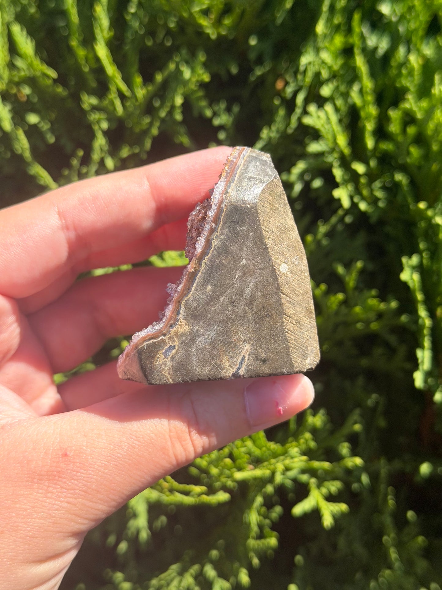 Rainbow Amethyst Cut Base