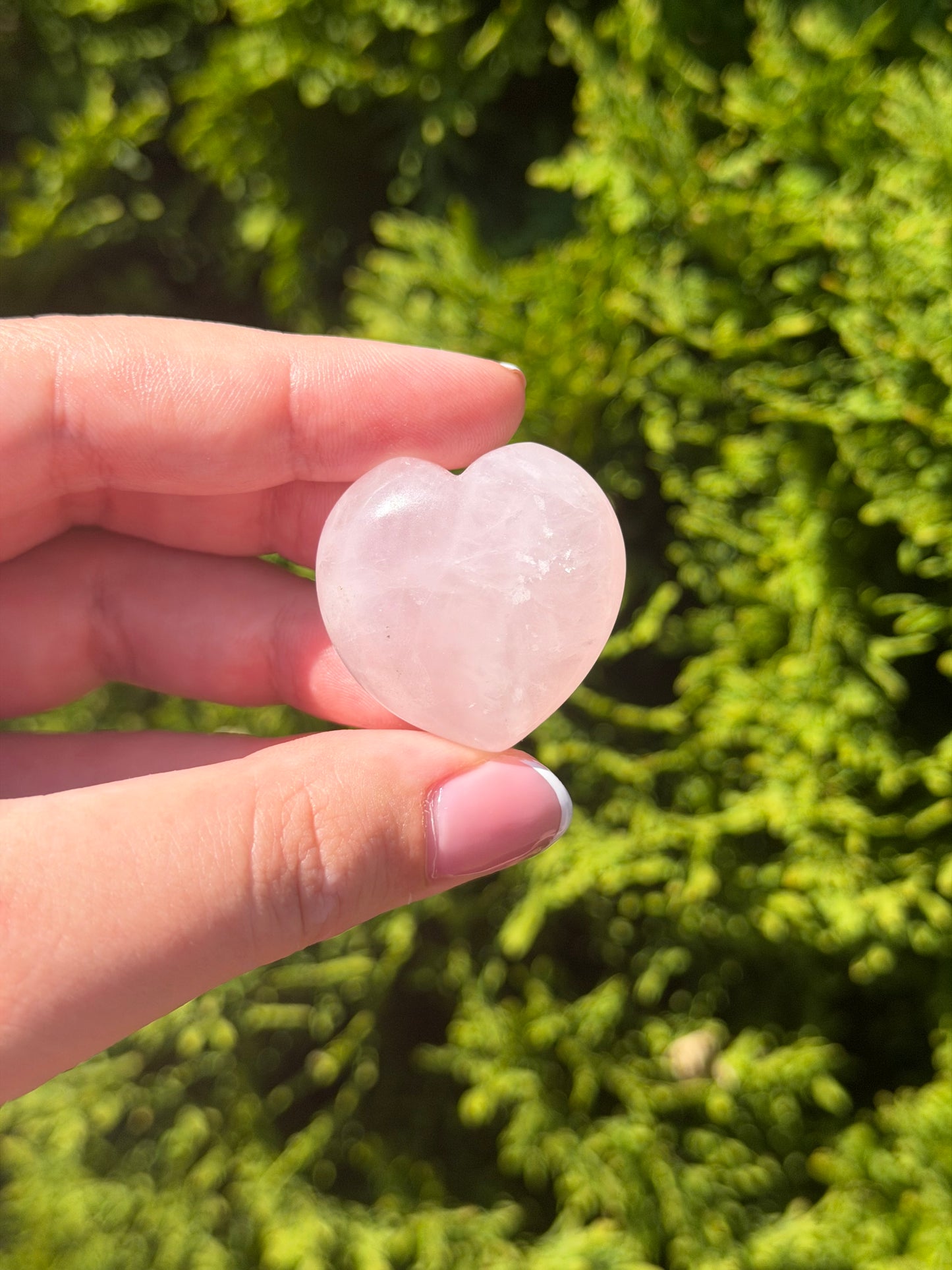 Mini Rose Quartz Heart