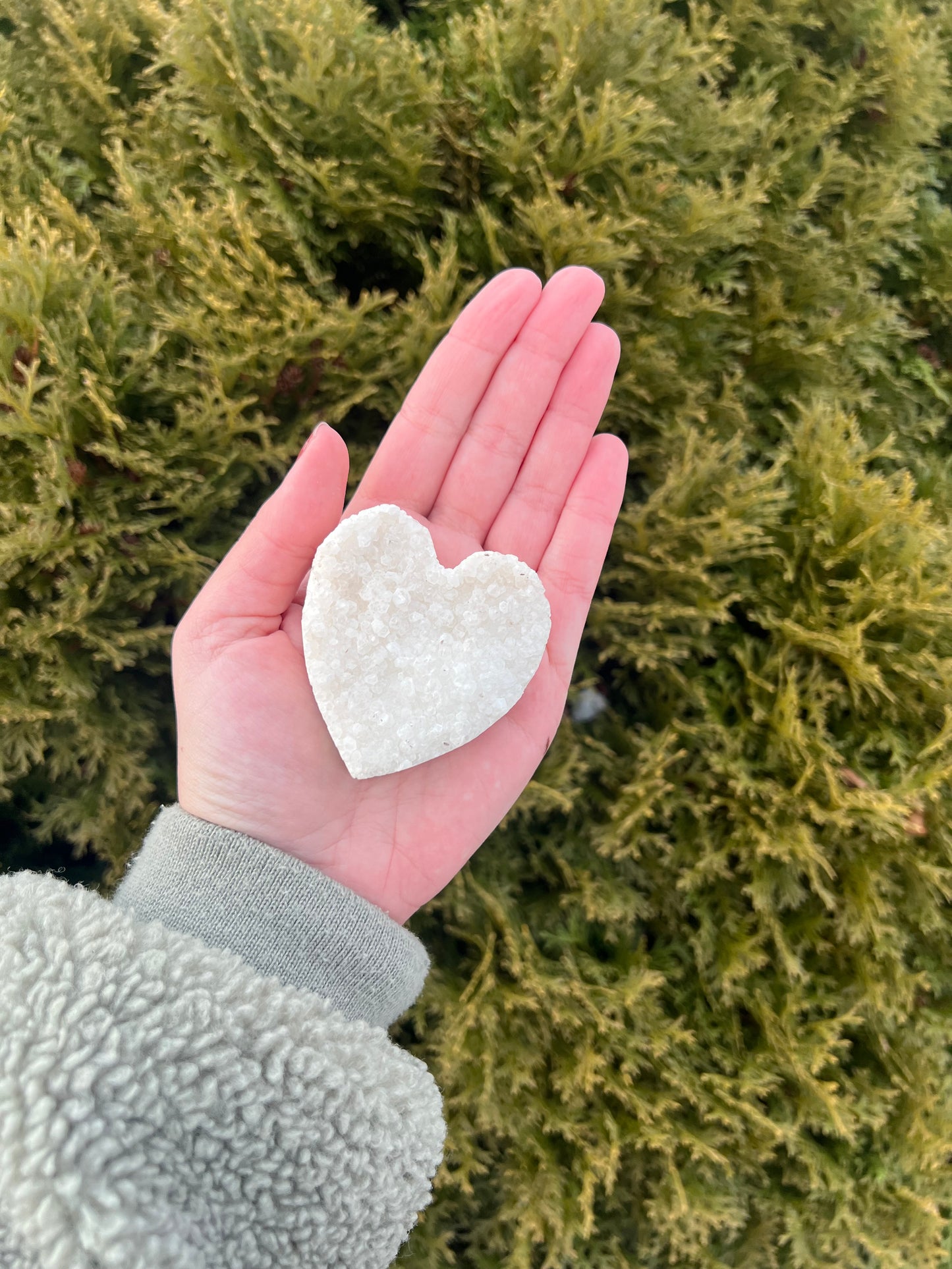 Snow Quartz Heart #2