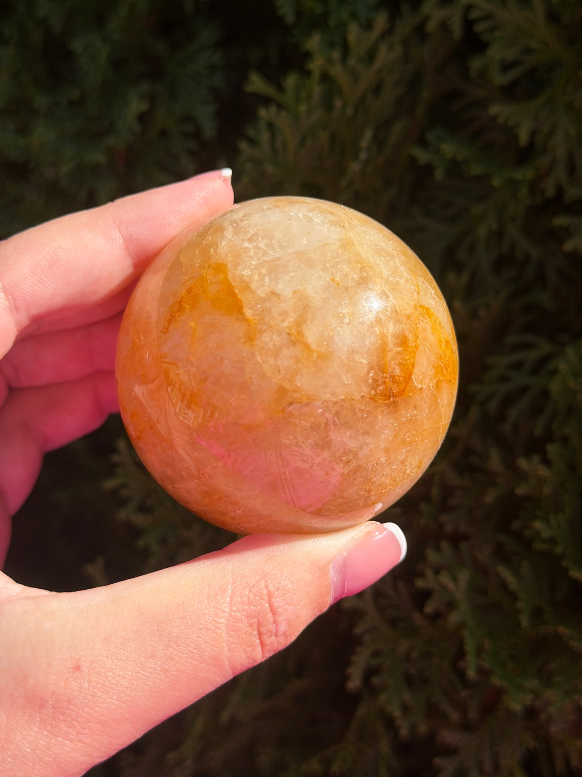 Golden Healer Quartz Sphere
