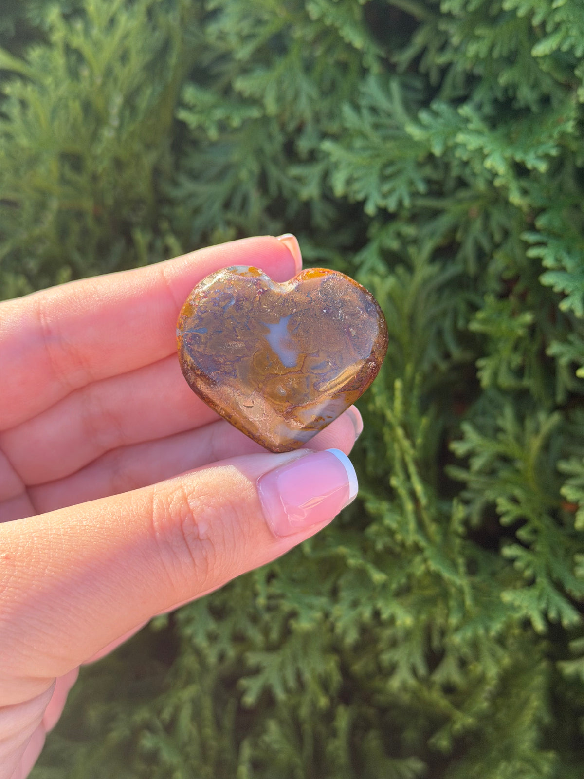 Ocean Jasper Mini Heart
