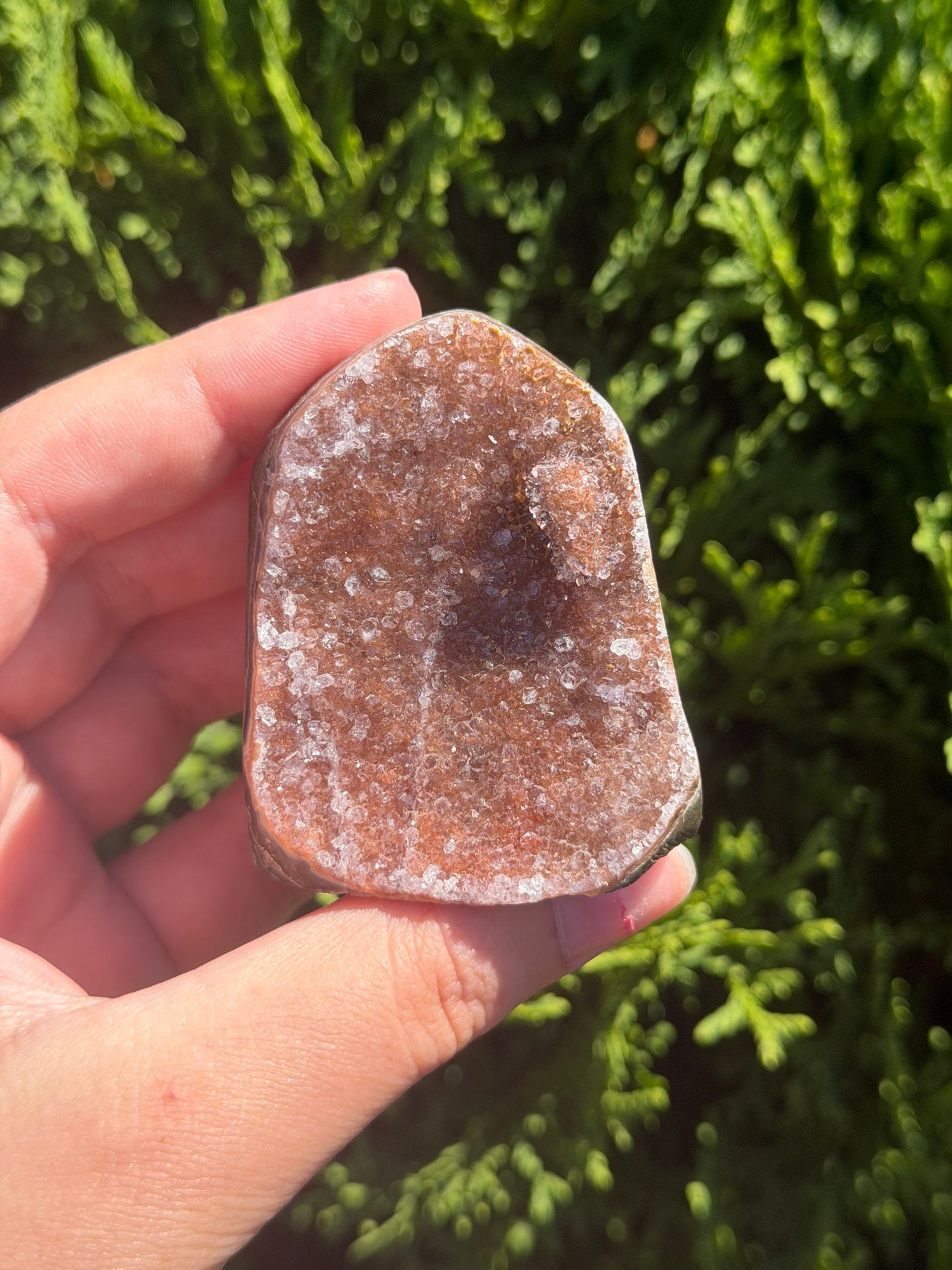 Rainbow Amethyst Cut Base
