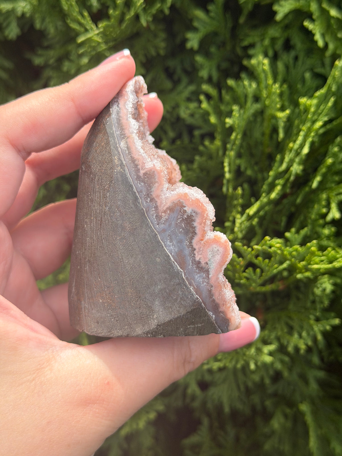 Rainbow Amethyst Cut Base