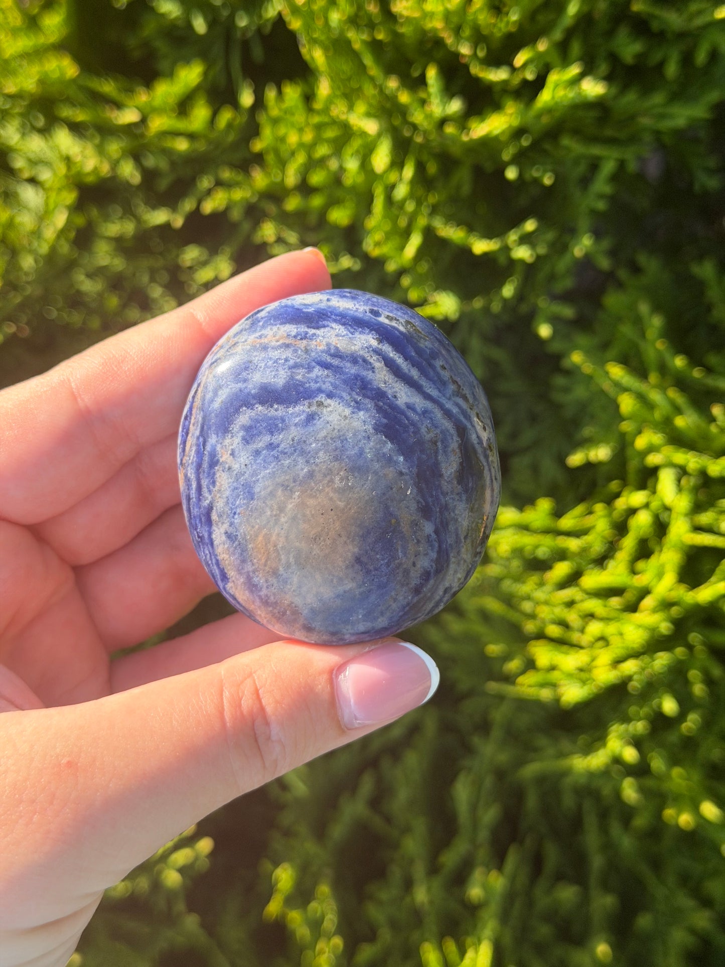Sodalite Palm Stone
