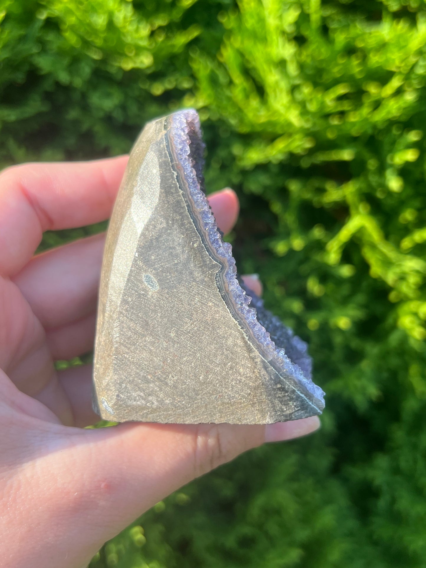 Rainbow Amethyst Cut Base