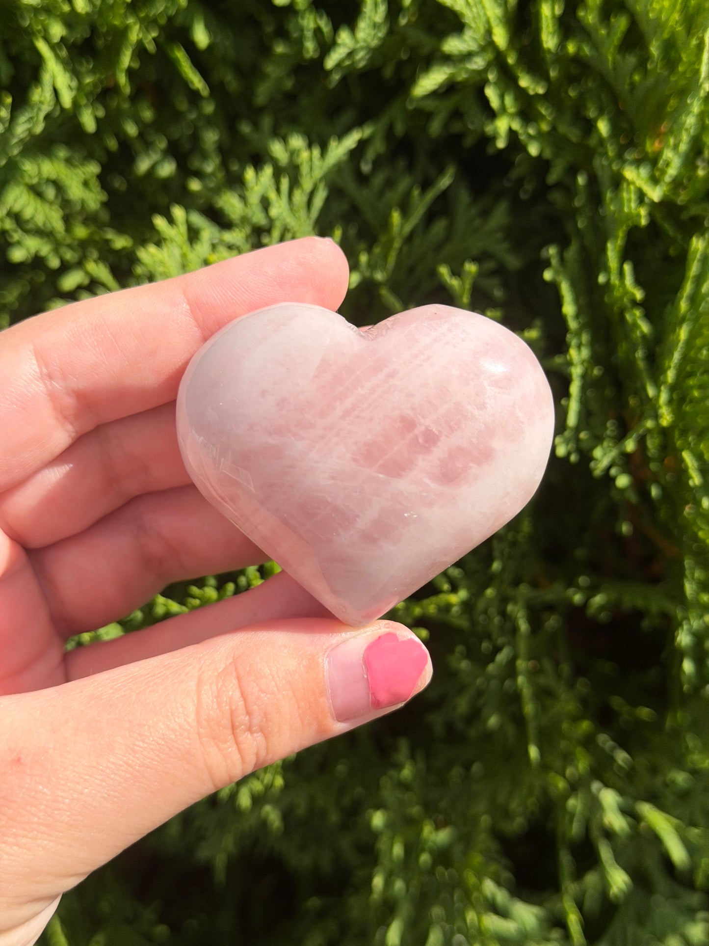 Rose Quartz Heart