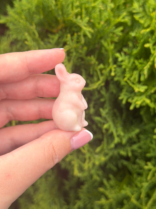 Pink Opal Bunny