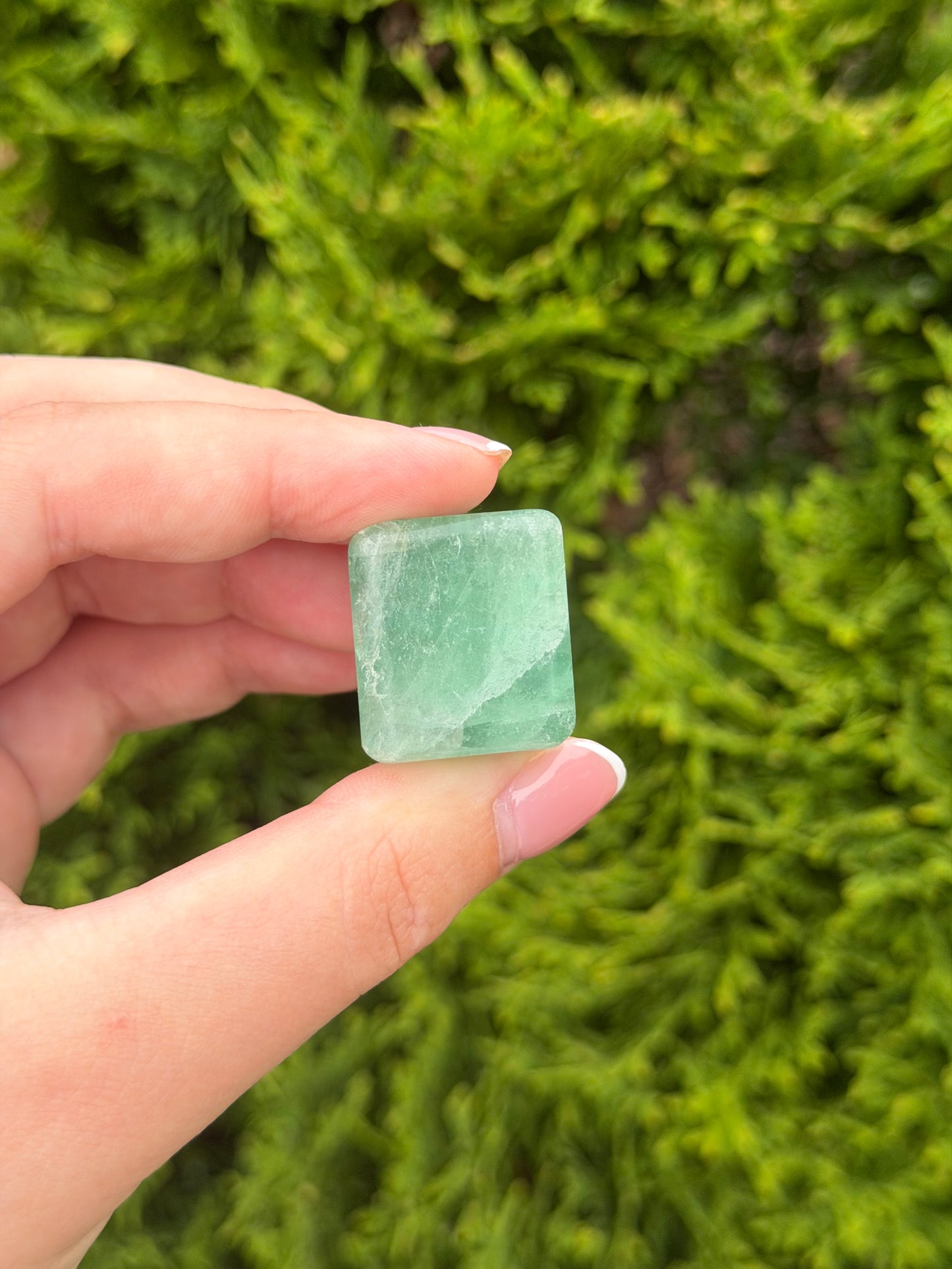 Green Fluorite Cube