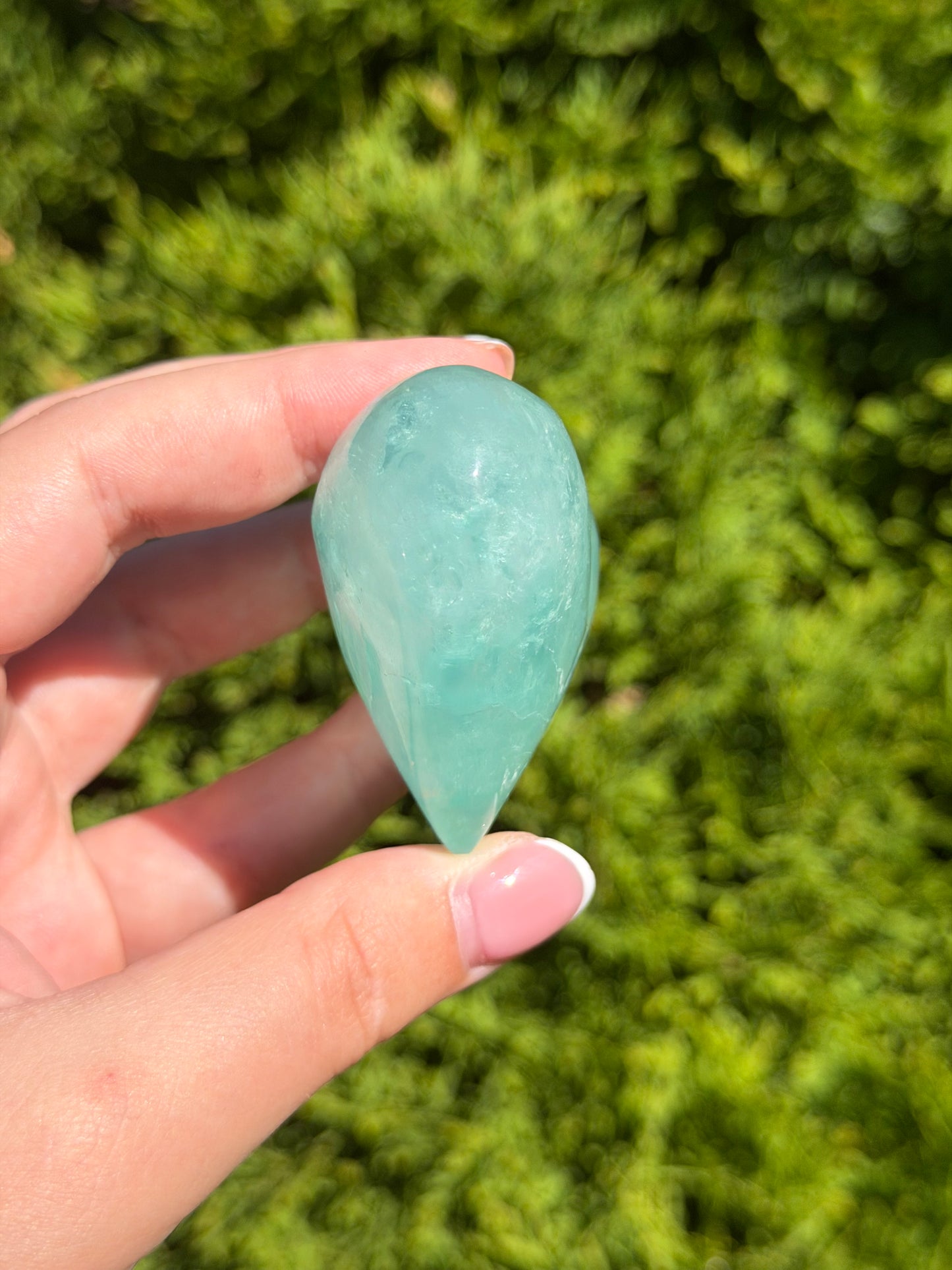 Green Fluorite Heart