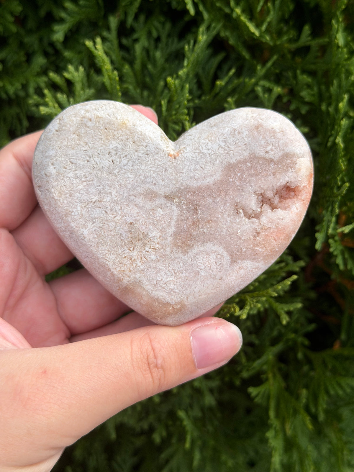 Pink Amethyst Heart