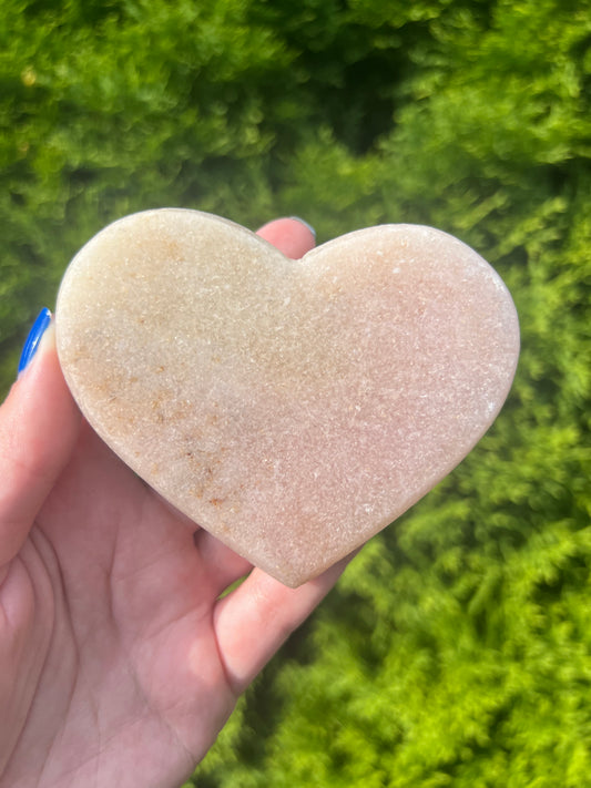 Pink Amethyst Heart