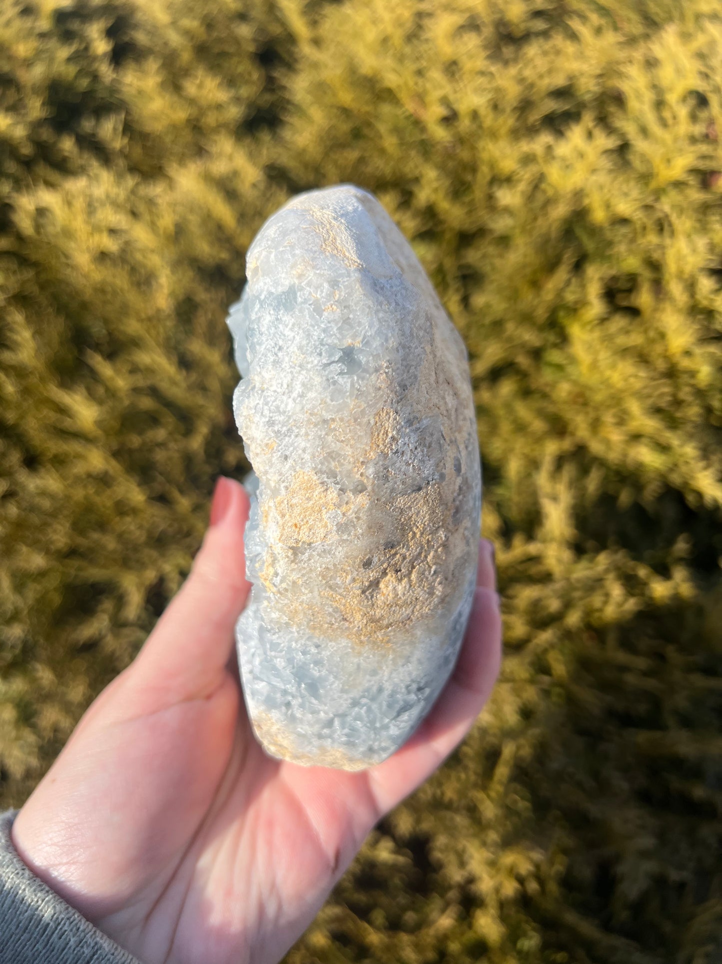 Large 4lb Celestite Heart Cluster