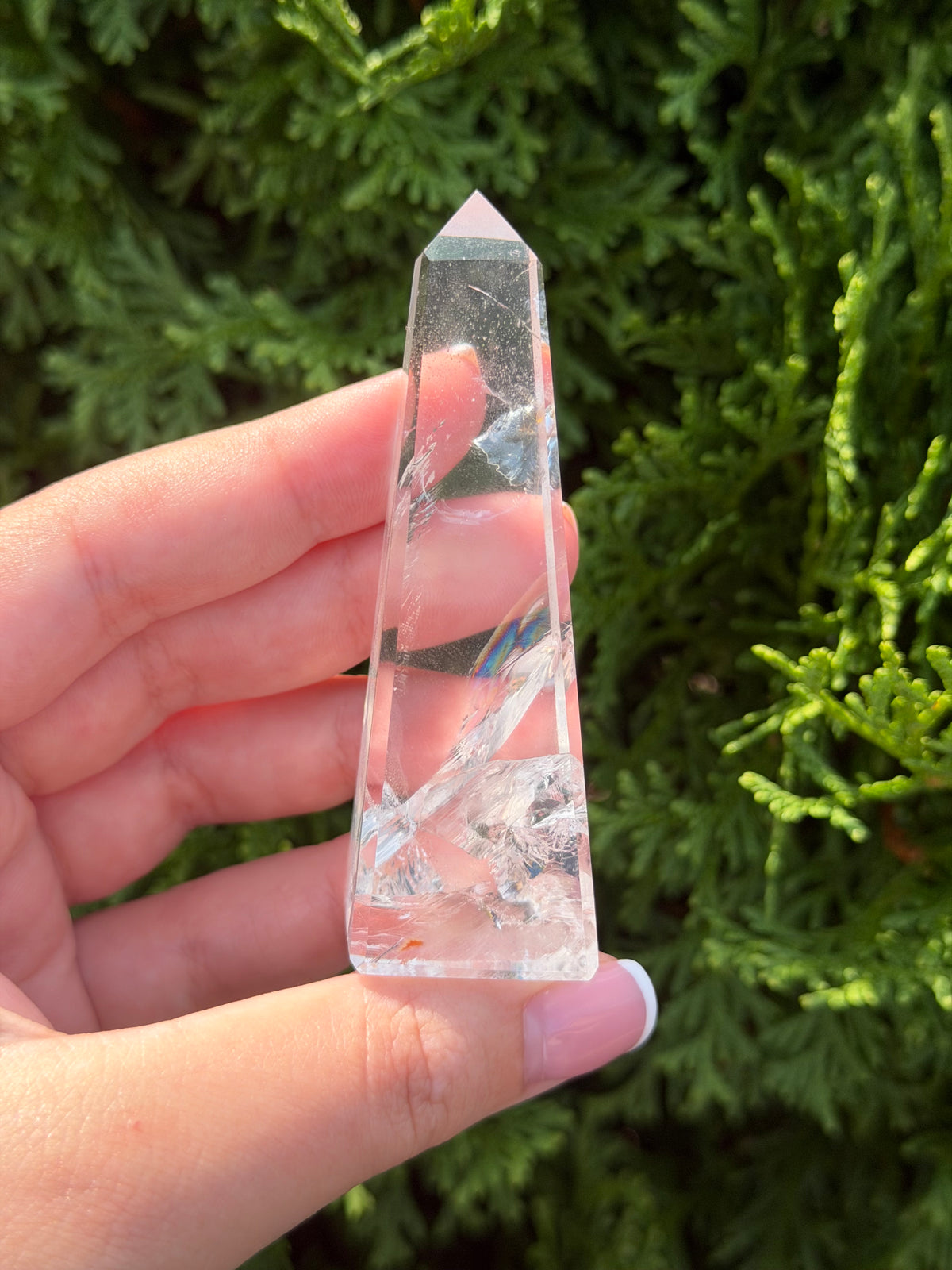 Mini Clear Quartz Obelisk
