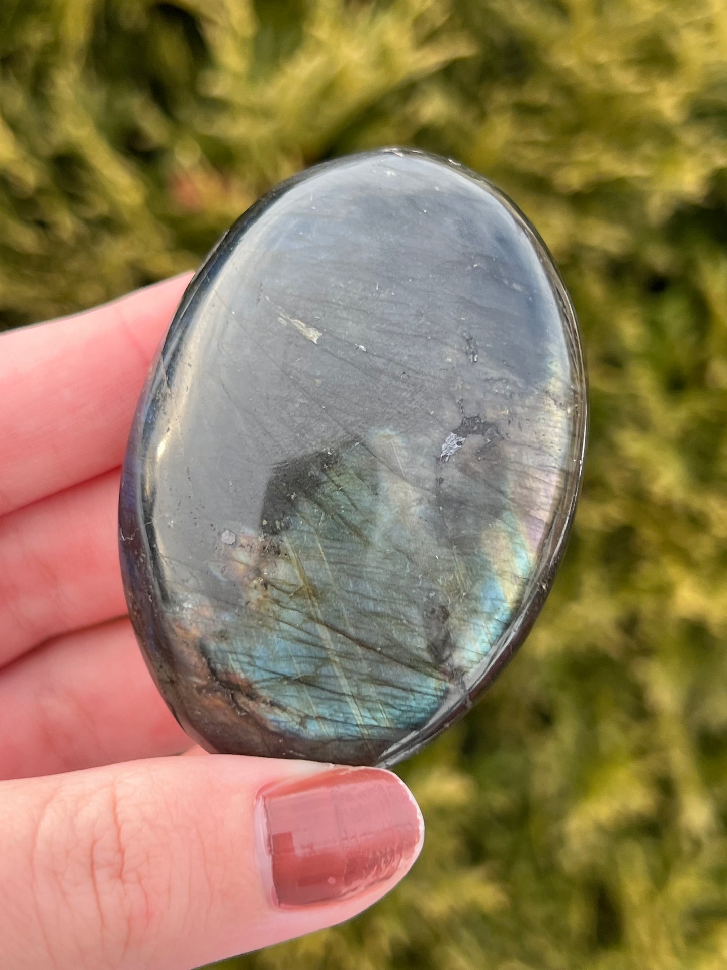 Small Labradorite Palm Stone