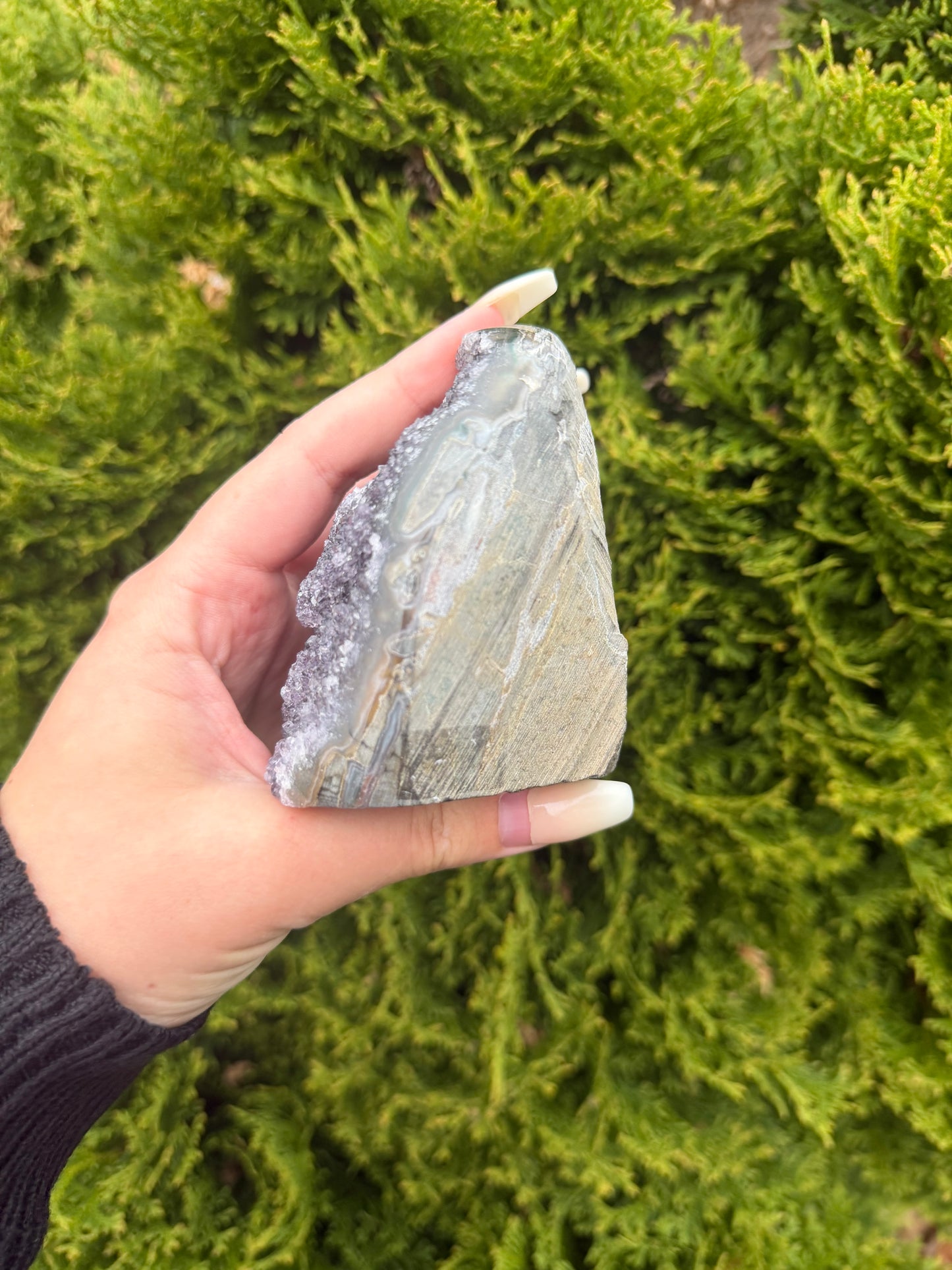 Rainbow Amethyst Cut Base