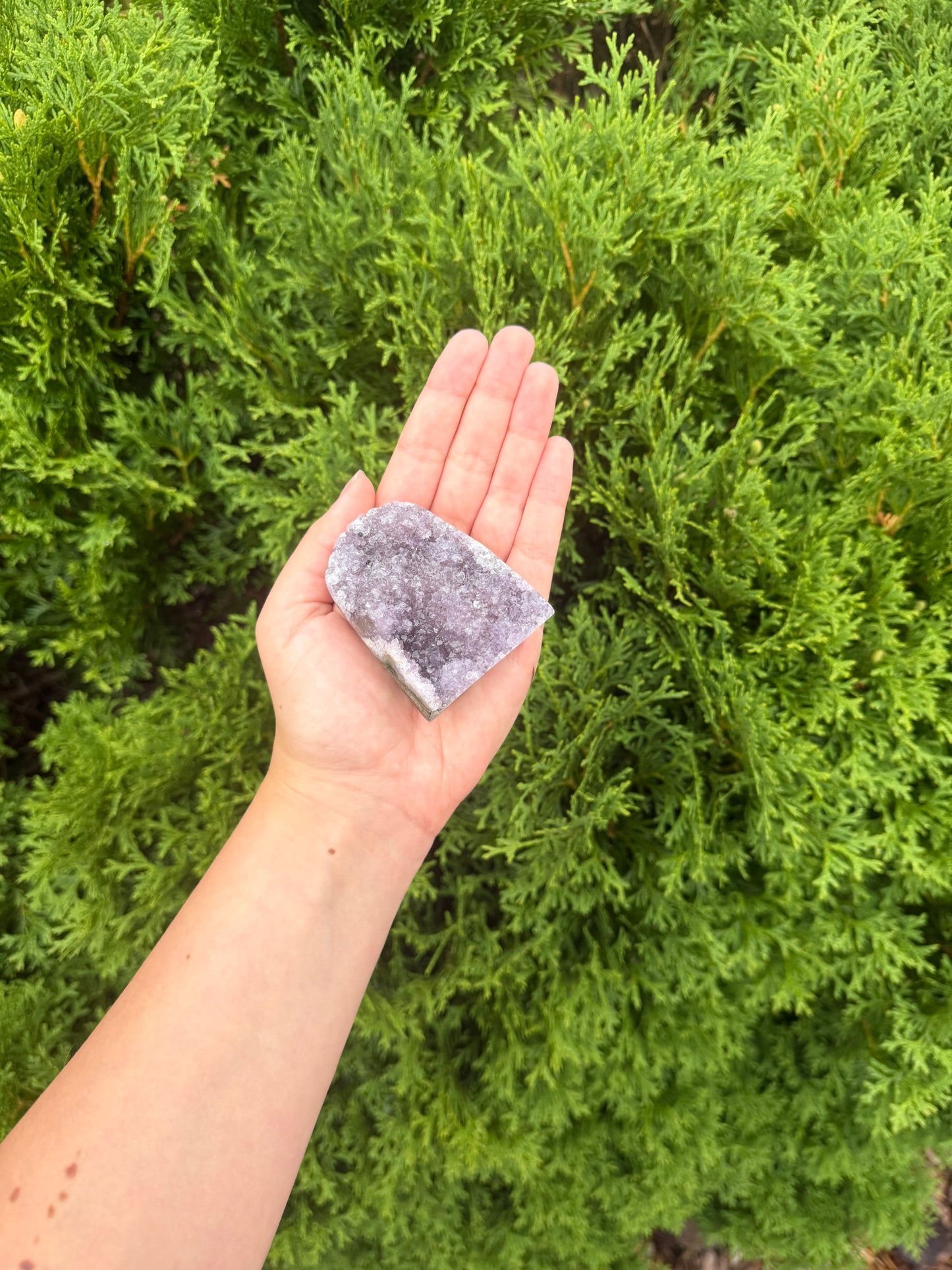 Rainbow Amethyst Cut Base