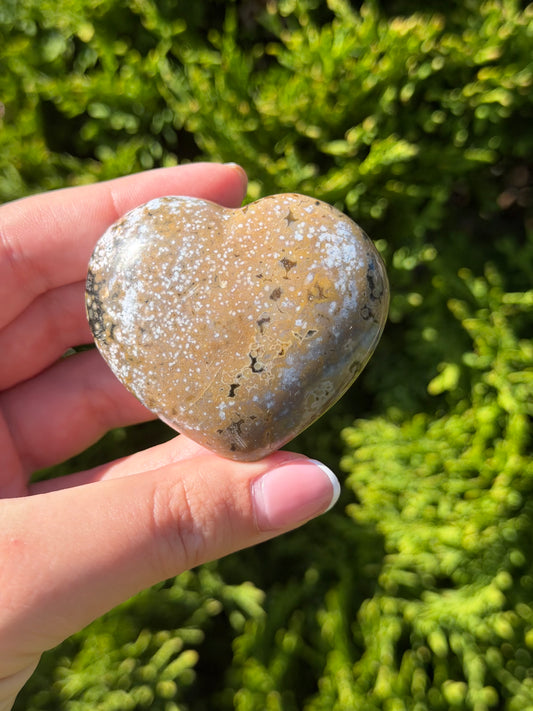 Ocean Jasper Heart