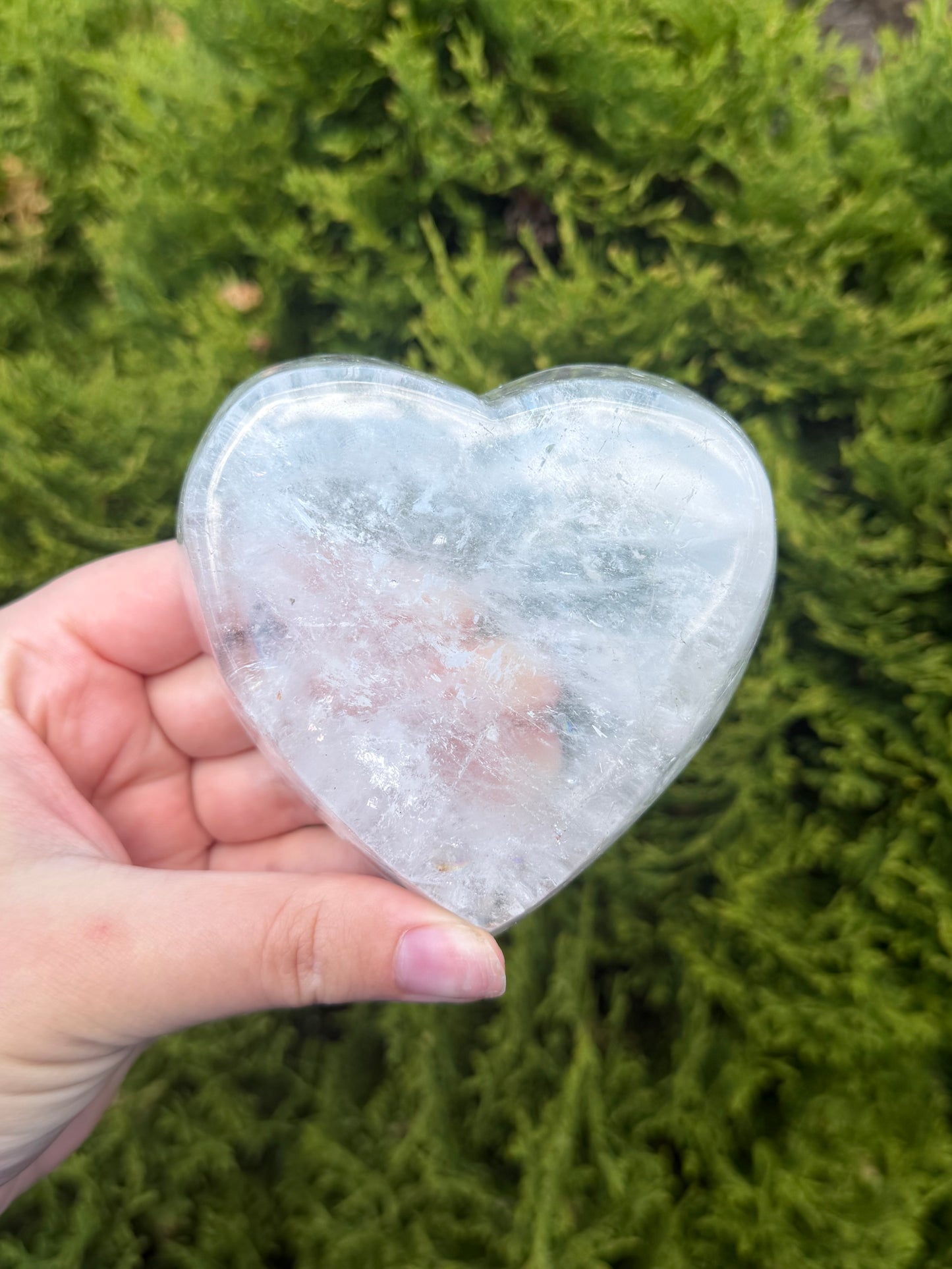 Clear Quartz Heart Bowl