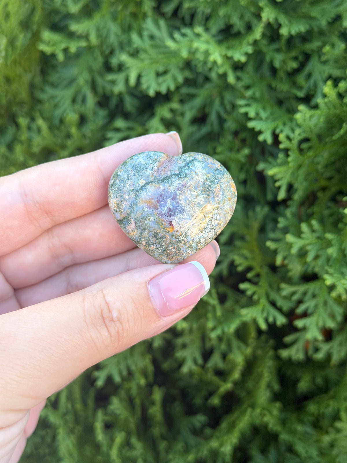 Ocean Jasper Mini Heart