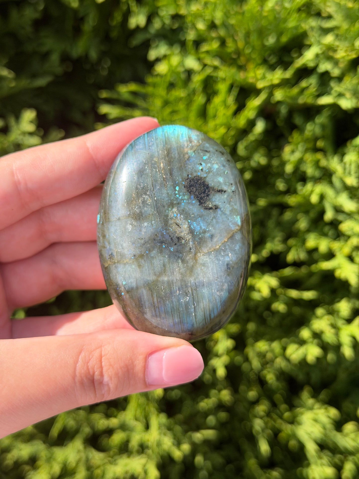 Labradorite Palm Stone