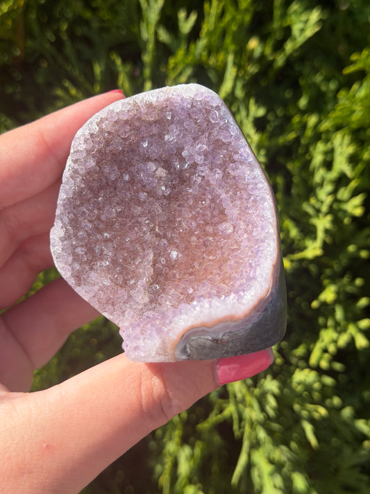Rainbow Amethyst Cut Base
