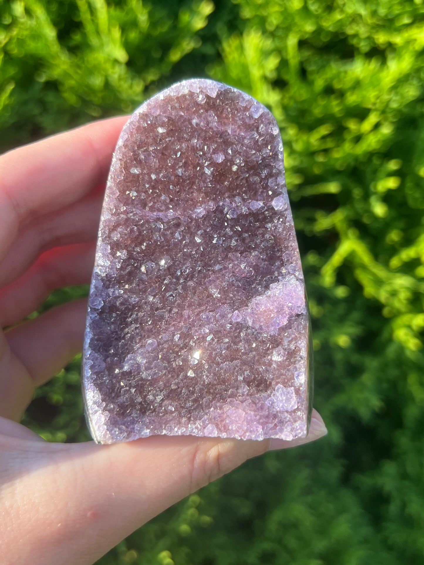 Rainbow Amethyst Cut Base