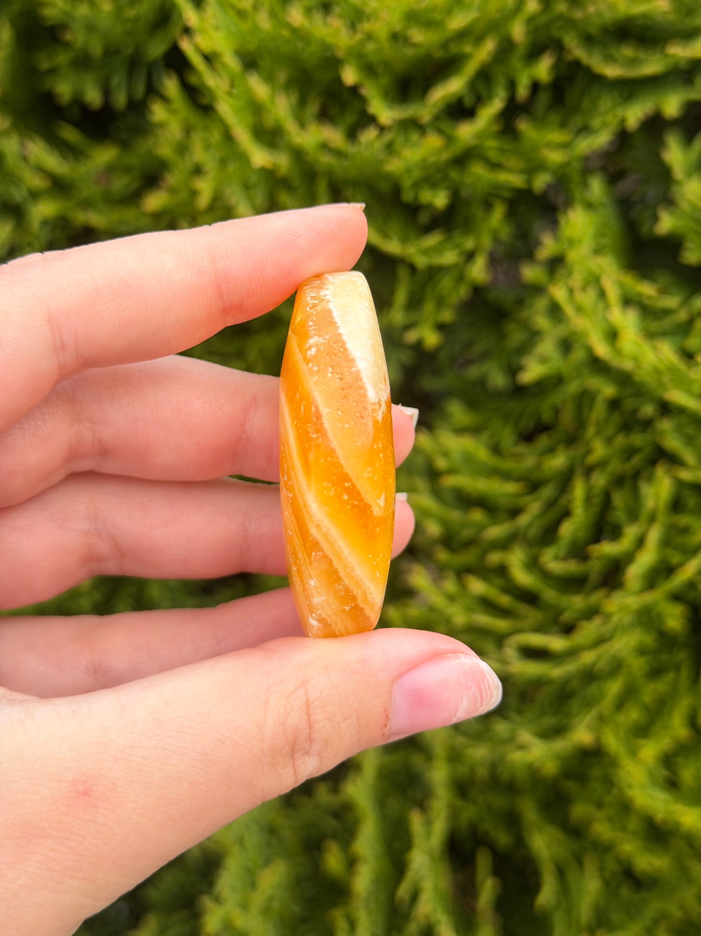 Orange Calcite Moon 2
