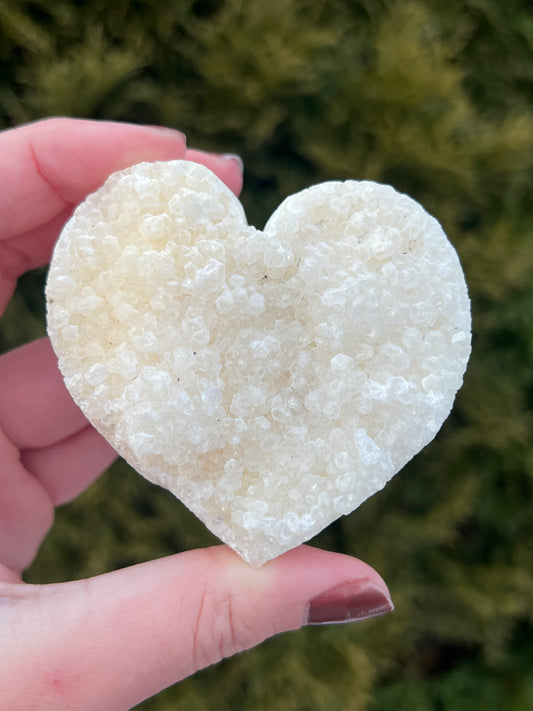Snow Quartz Heart #3