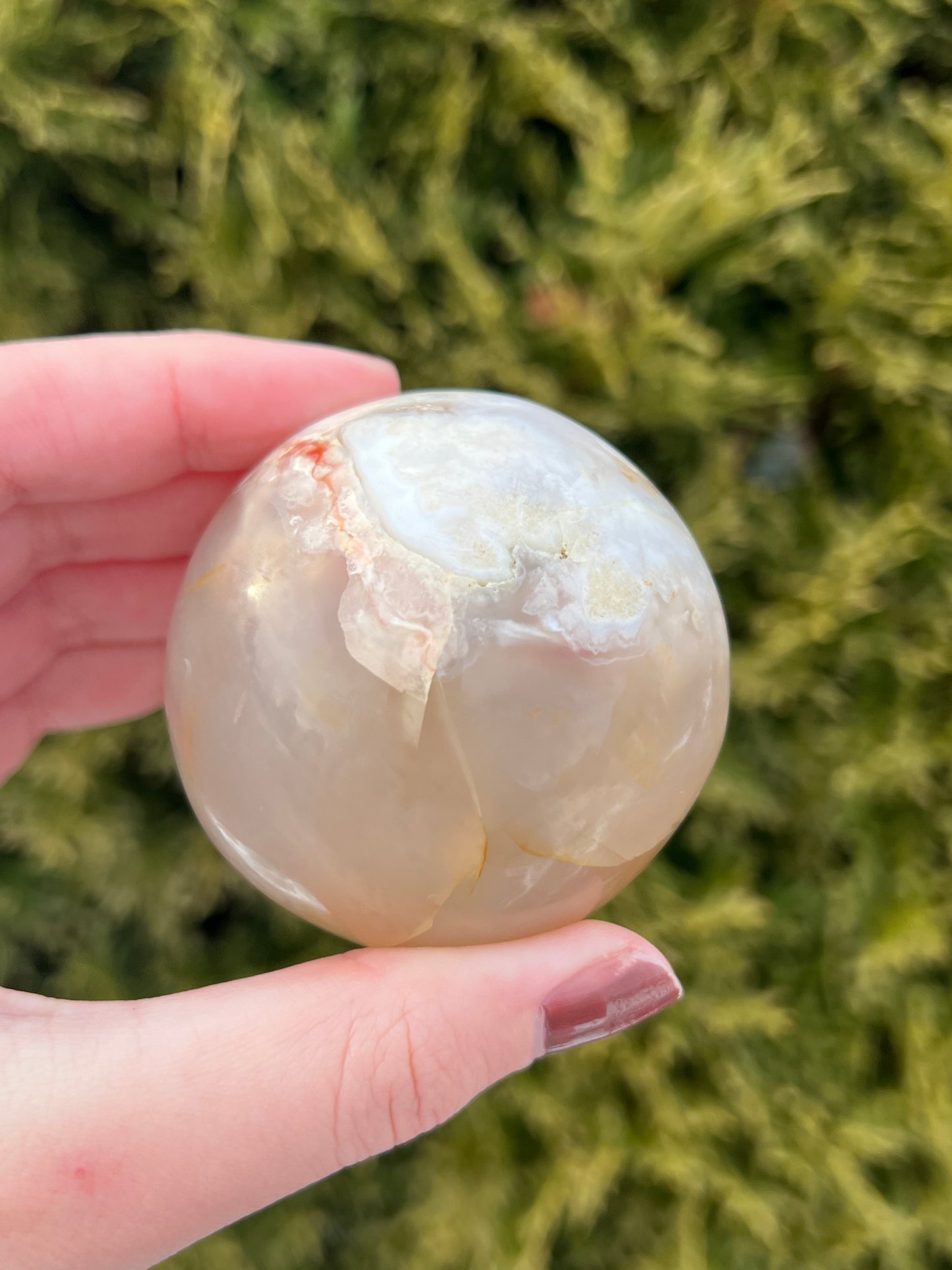 Flower Agate Sphere 1