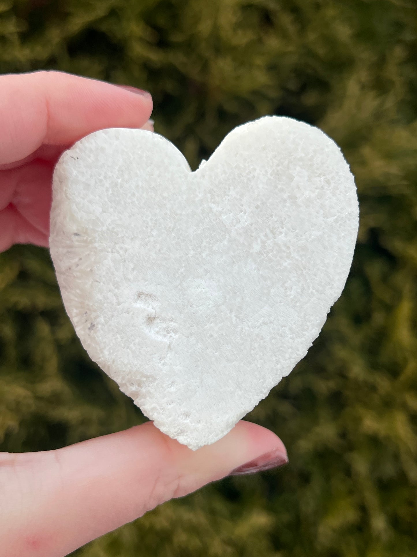Snow Quartz Heart #2