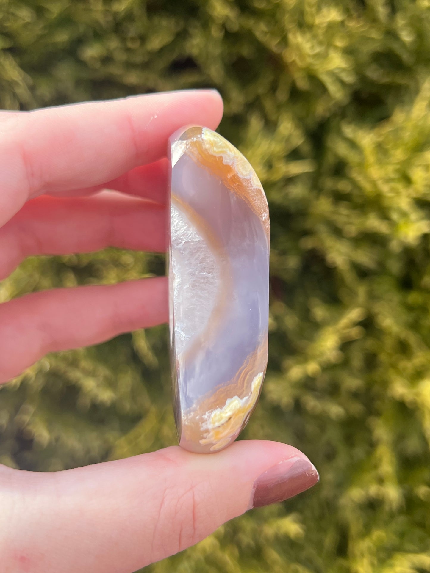 Druzy Agate Moon