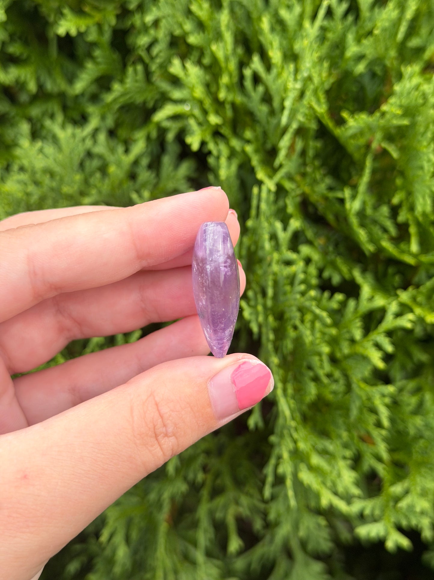 Purple Fluorite Mini Heart