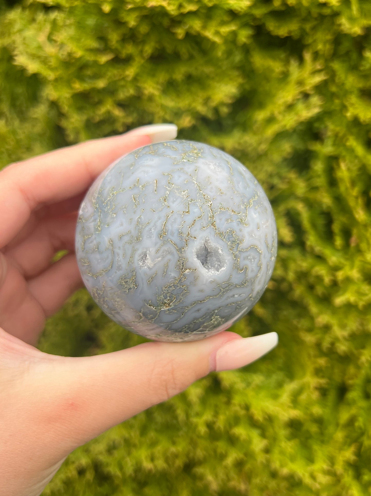 Moss Agate Sphere