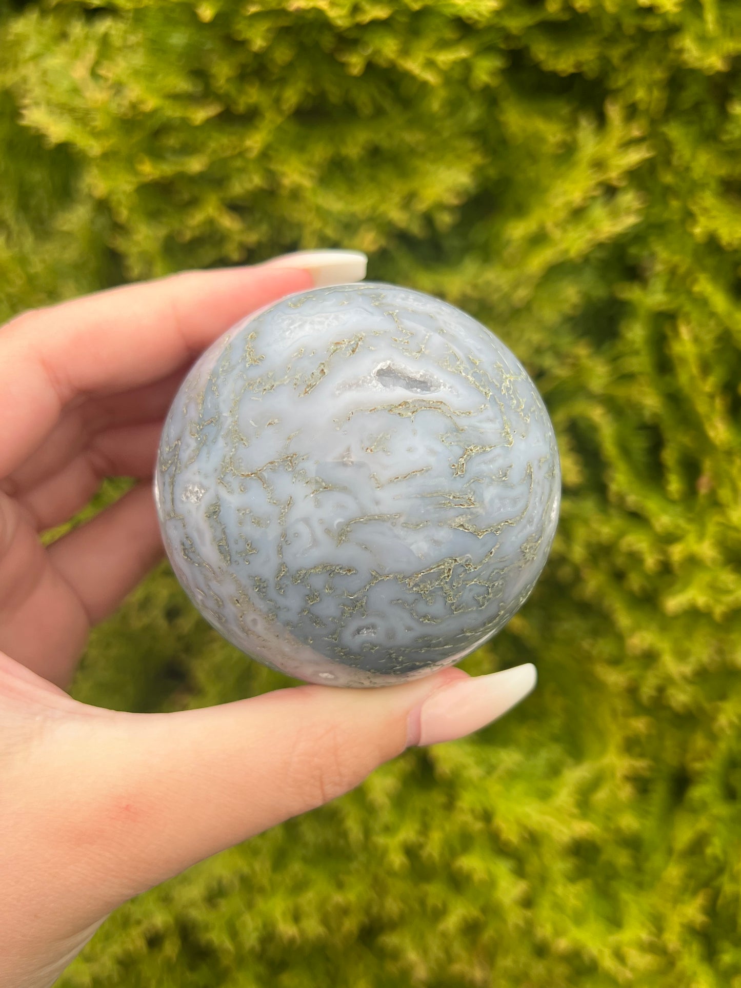 Moss Agate Sphere