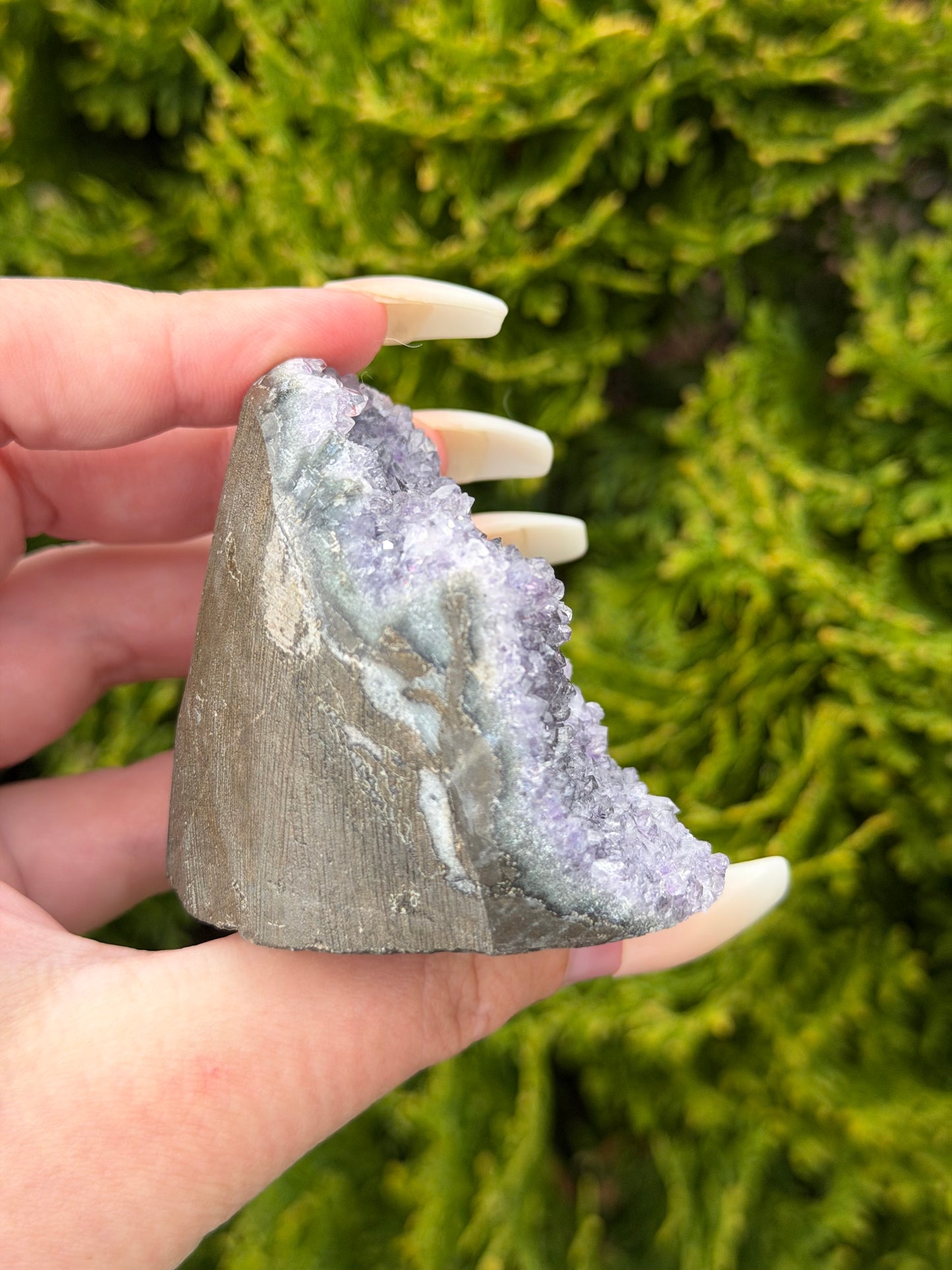 Rainbow Amethyst Cut Base