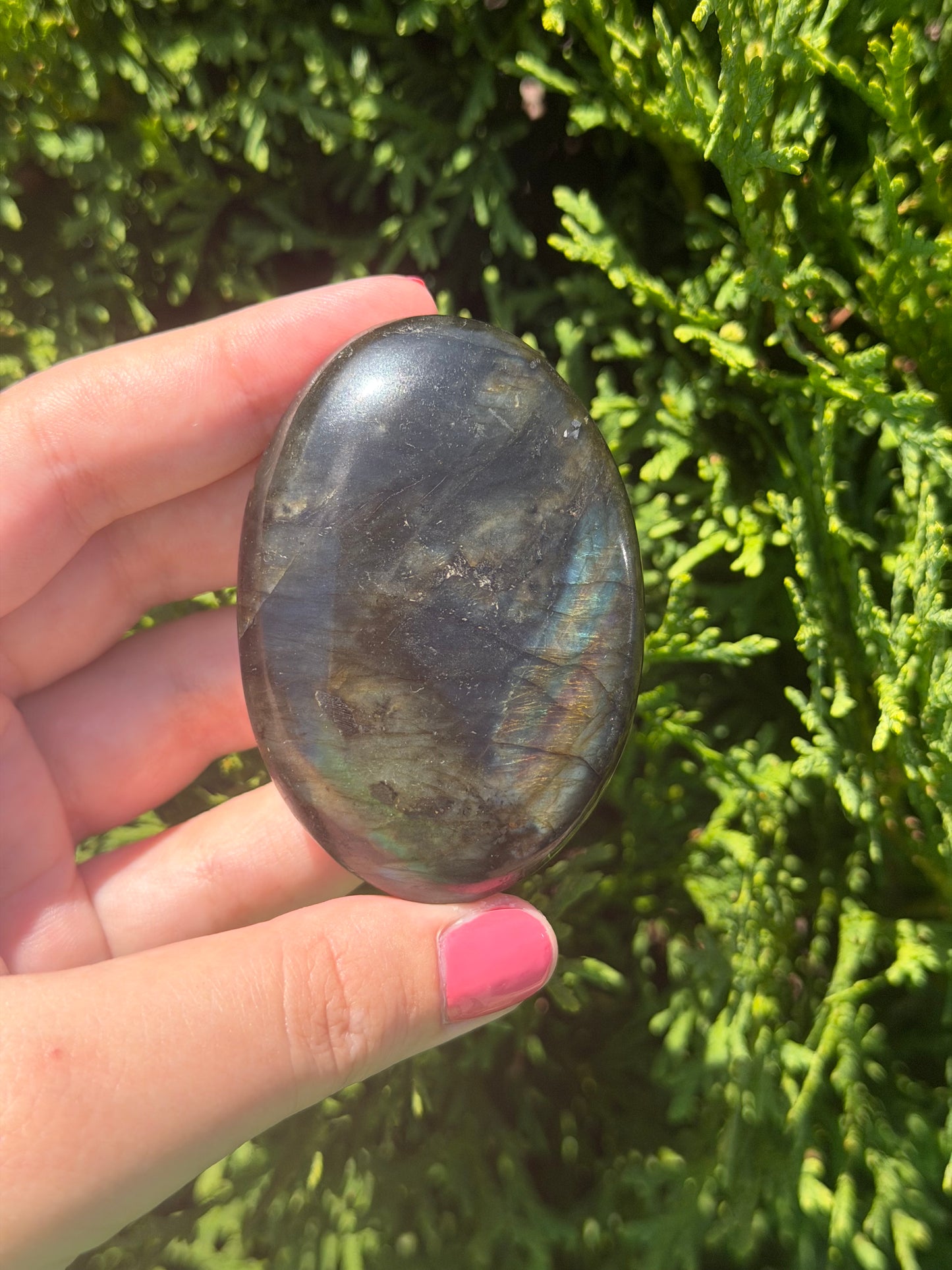 Labradorite Palm Stone