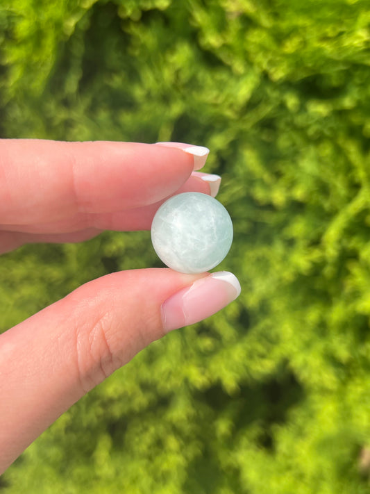 Mini Aquamarine Sphere