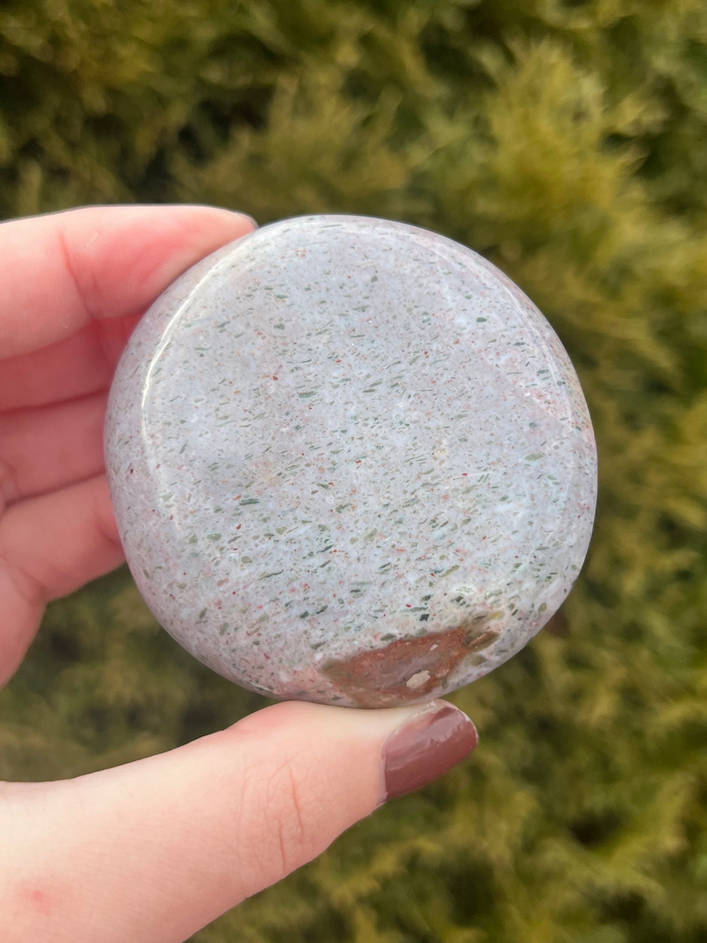 Large Ocean Jasper Palm Stone