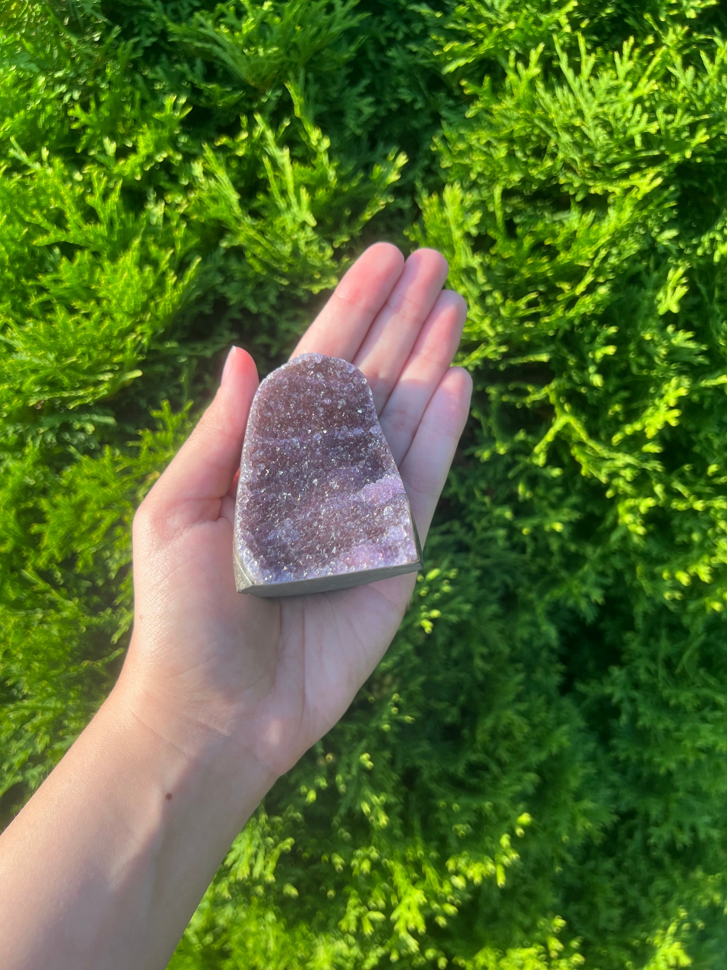 Rainbow Amethyst Cut Base