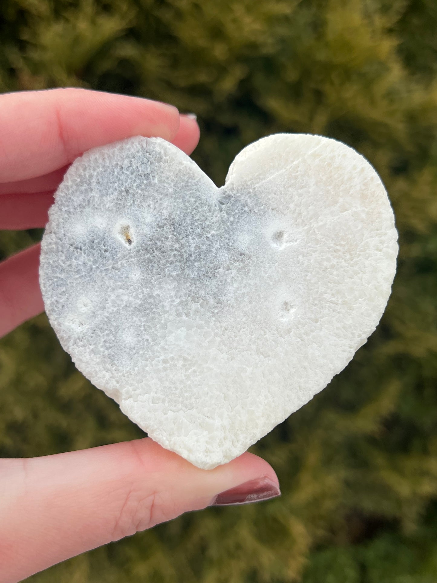 Snow Quartz Heart #3