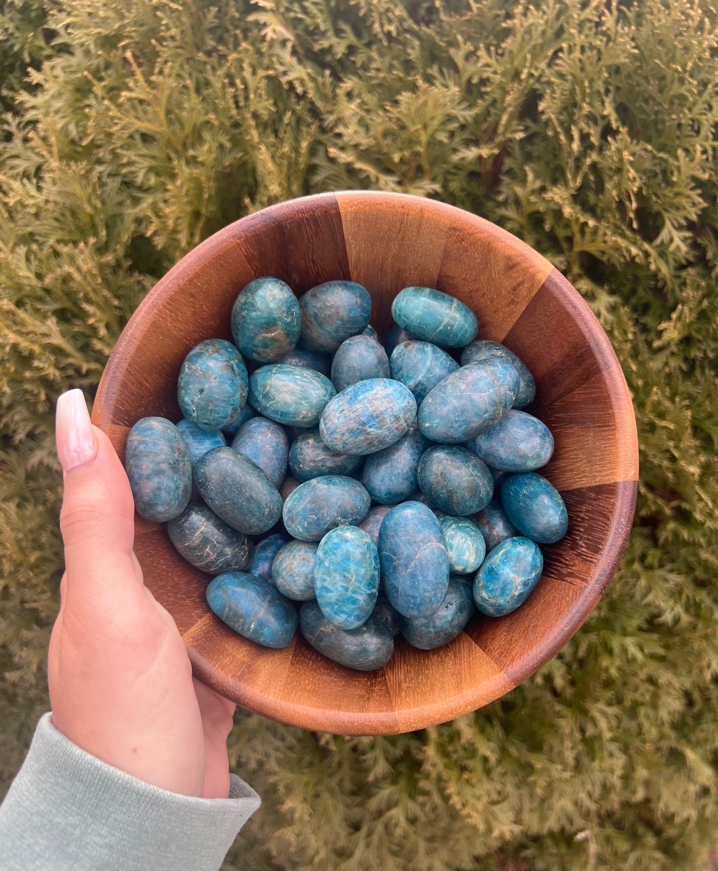 Blue Apatite Tumbled Stones
