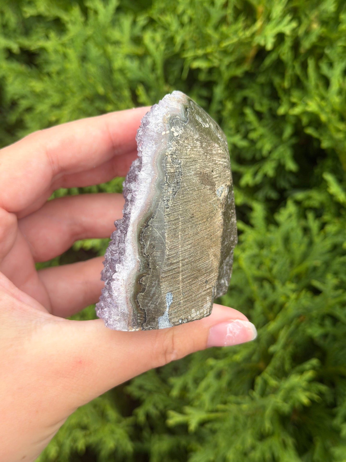 Rainbow Amethyst Cut Base
