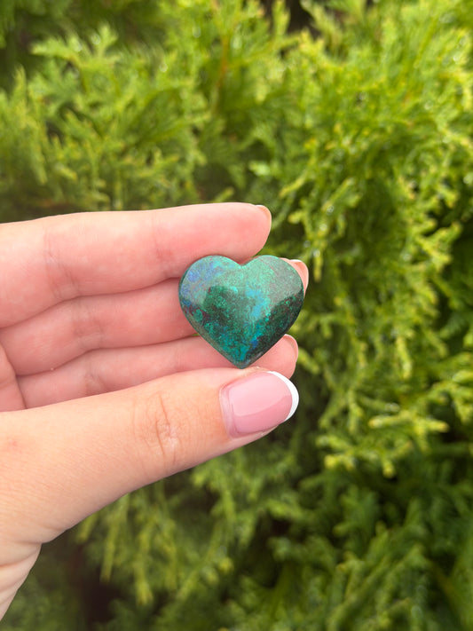 Chrysocolla Mini Heart