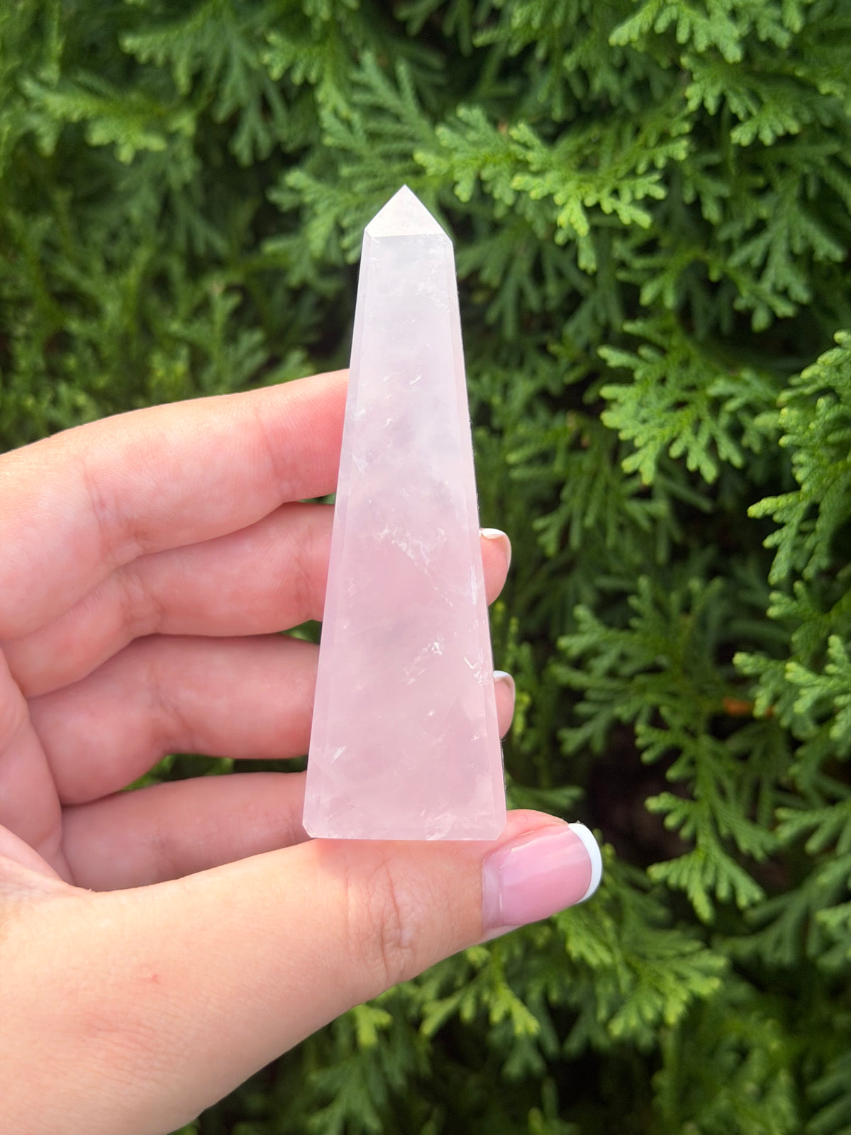 Mini Rose Quartz Obelisk