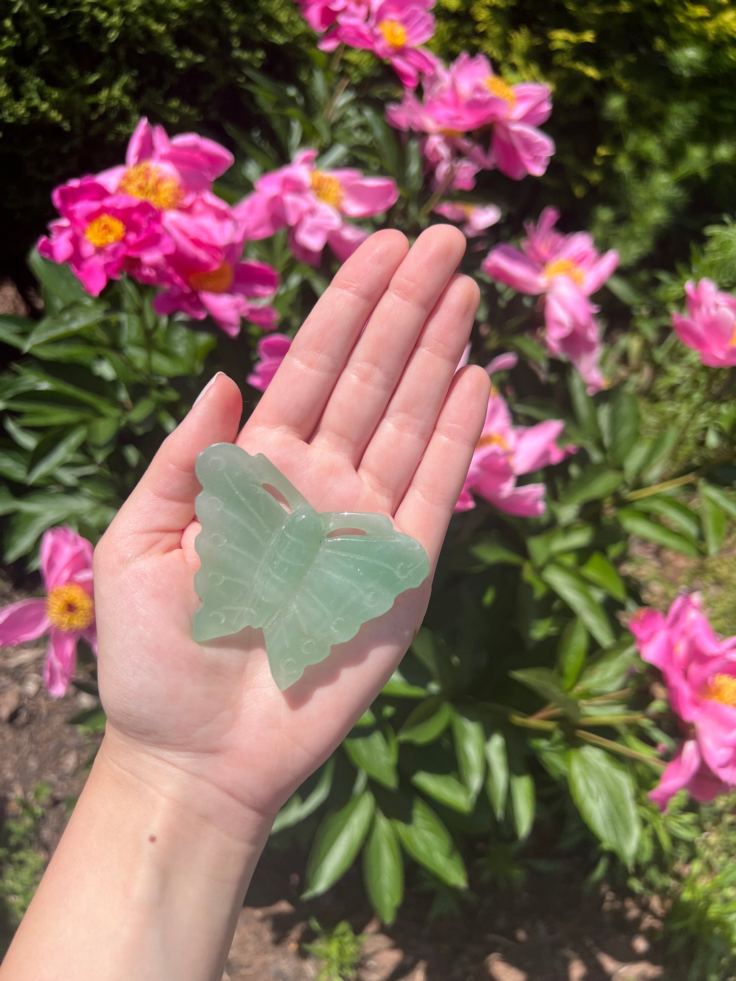 Green Aventurine Butterfly