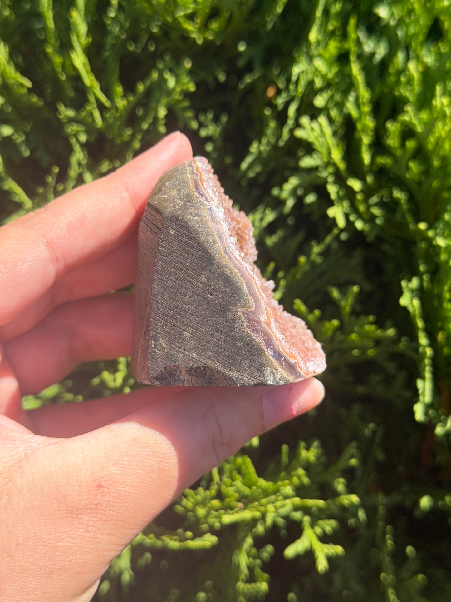 Rainbow Amethyst Cut Base