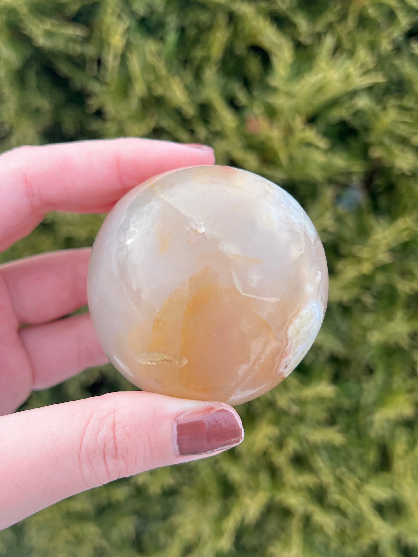 Flower Agate Sphere 1