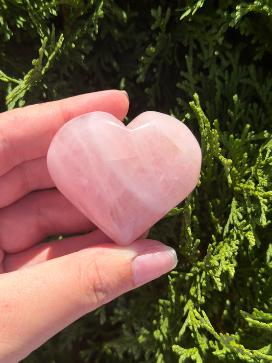 Rose Quartz Heart